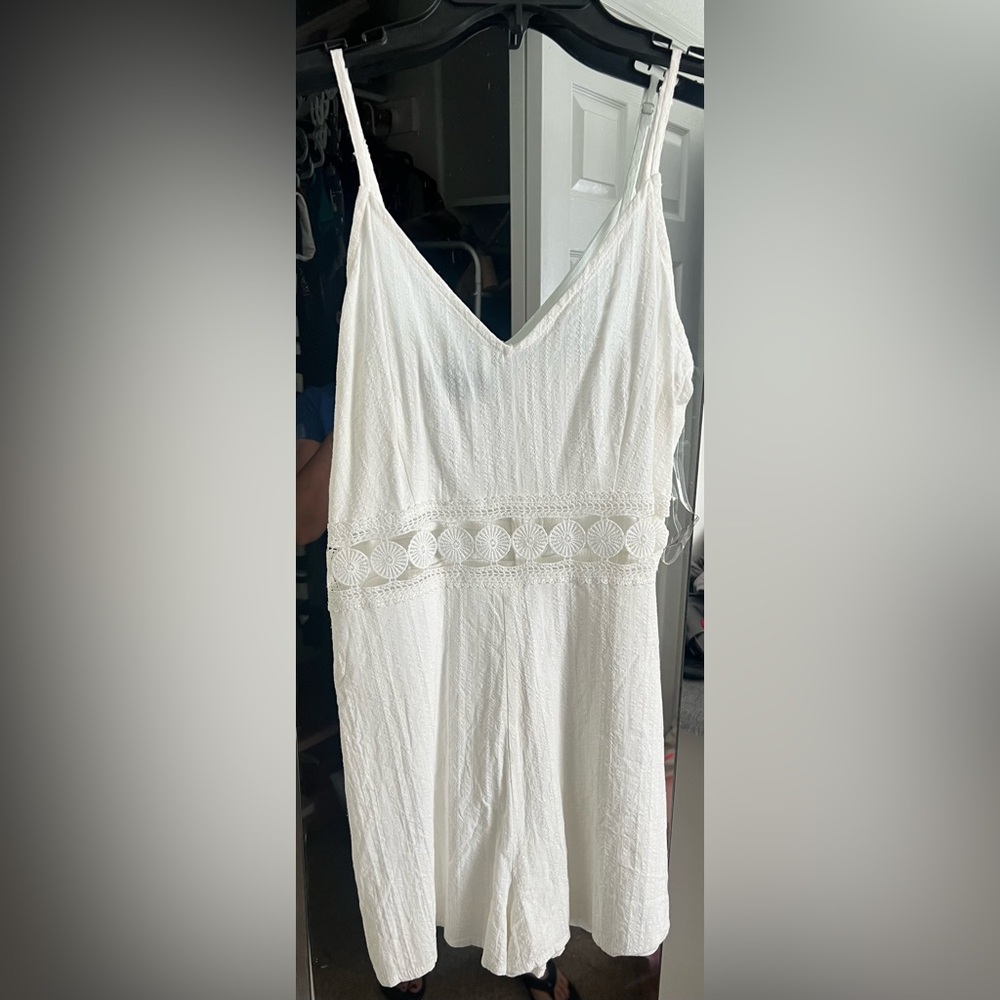 Cute white romper